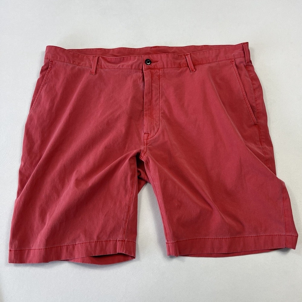 Polo Ralph Lauren Men's Chino Shorts Performance Flat Front Salmon Color Red‎ 40